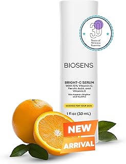 Vitamin C 10% Face Serum Anti Aging & Skin Brightening with Ferulic Acid & Vitamin E Boosts Radiance & Youthful Glow, Reduces Dark Spots & External Stressors 30 mL