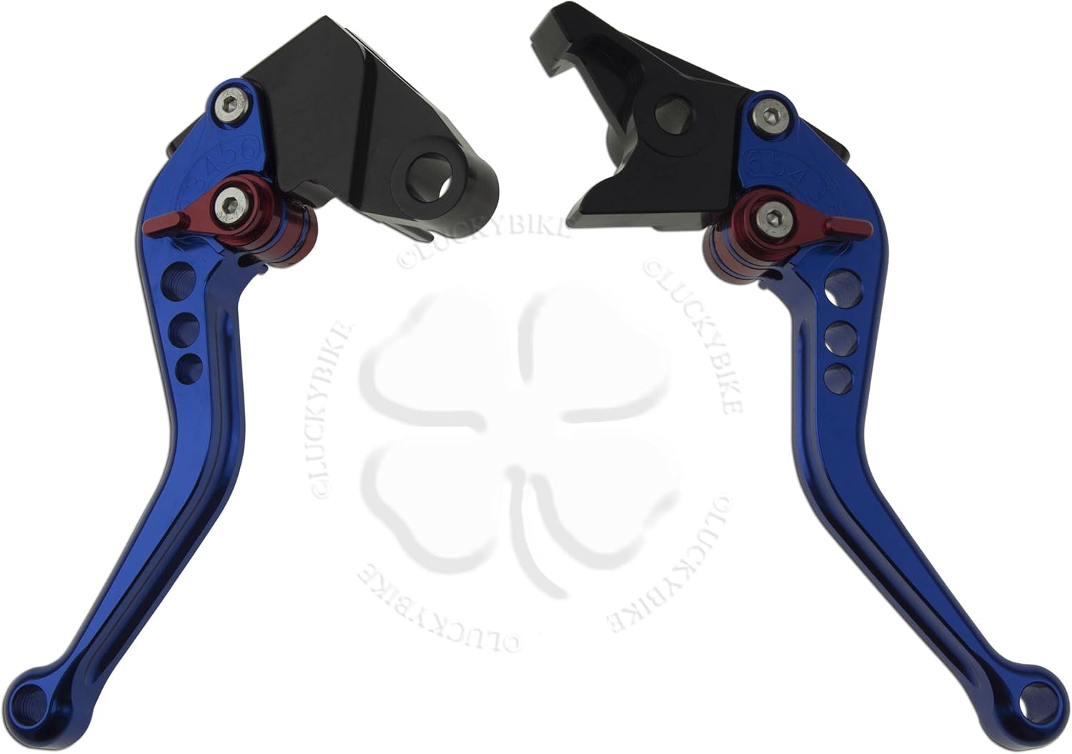Blue CNC Shorty Brake Clutch Levers Hand For Kawasaki Ninja ZX 6R 00-04 Handle