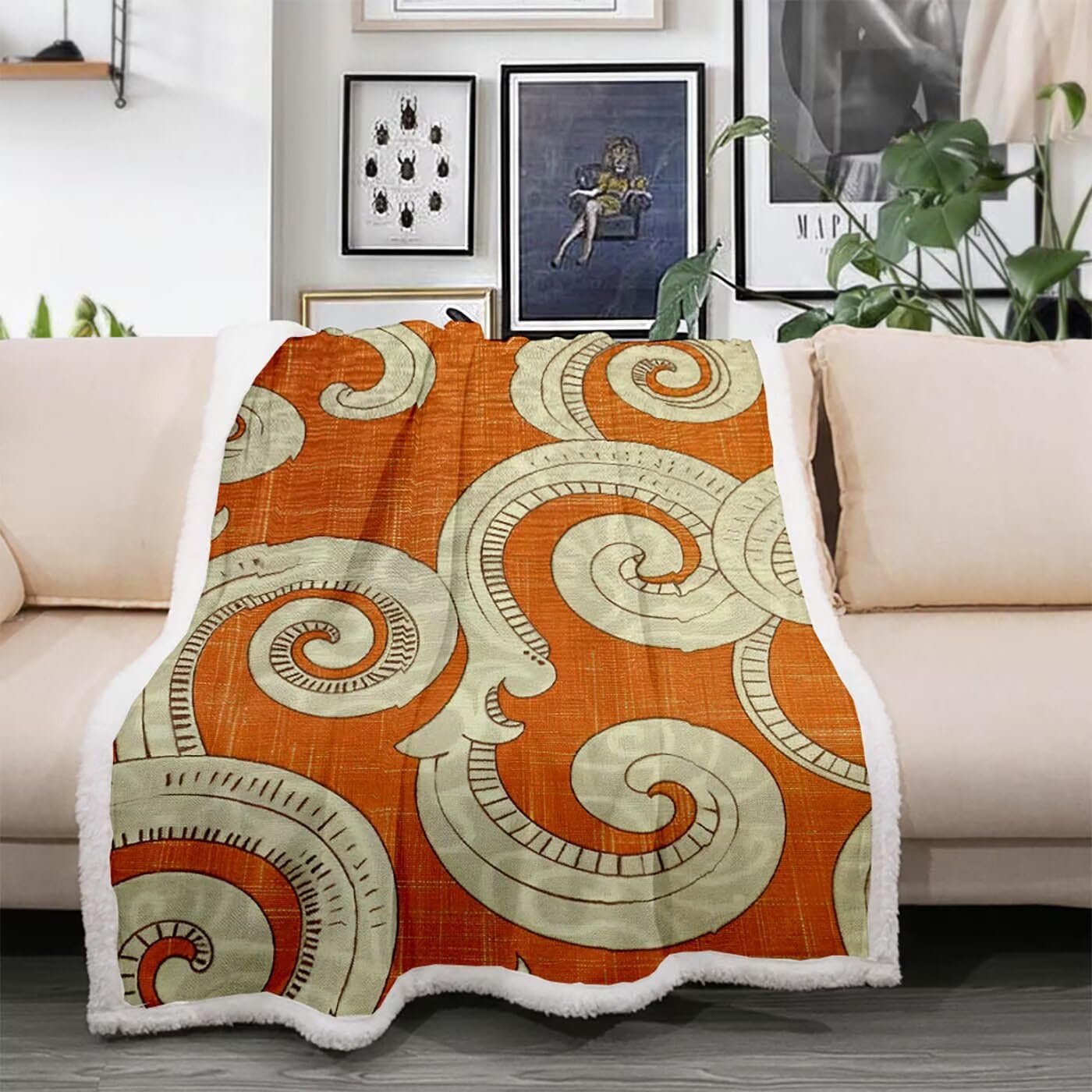 Koc polarowy Sherpa w stylu retro, miękki, obciążeniowy, zimowa, jesienna pościel, duży, 140 x 200 cm, gruby, ciepły, oddychający, na krzesło, sofę, kanapę, łóżko, do pokoju podróżnego, dekoracja