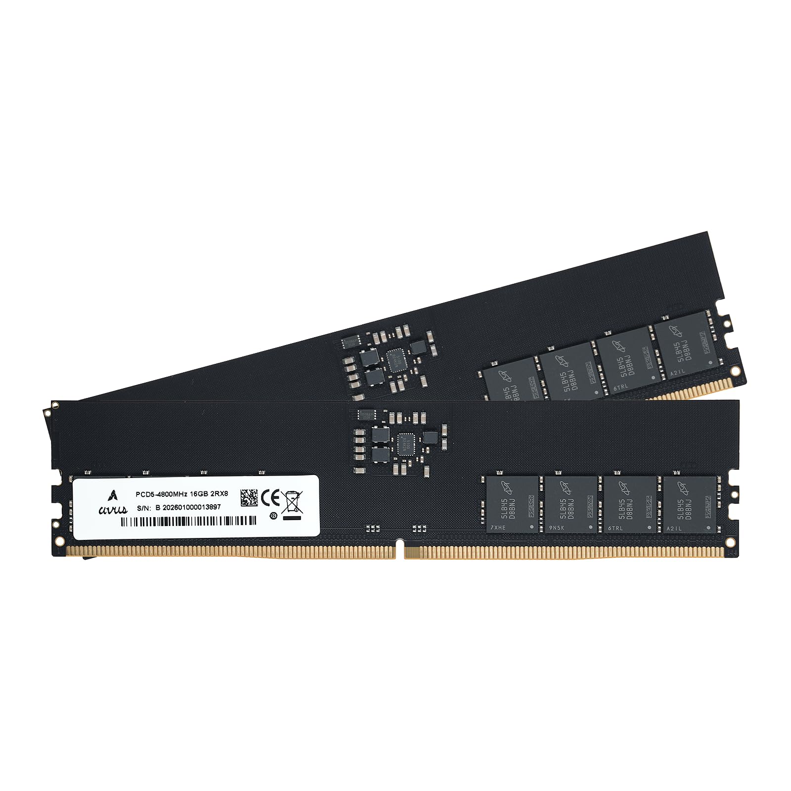 「Avus gear」32GB(16×2) DDR5メモリー4800MHz Amazon | 【Avus Gear】DDR5 4800MHz 32GB(16GB x2本）UDIMM