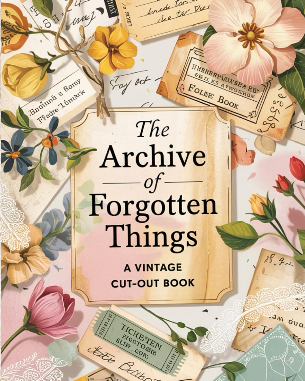 The Archive of Forgotten Things: A Vintage Cut-Out Book with Over 900 Ephemera Pieces for Collage, Journaling, Scrapbooking & Creative Paper Crafts