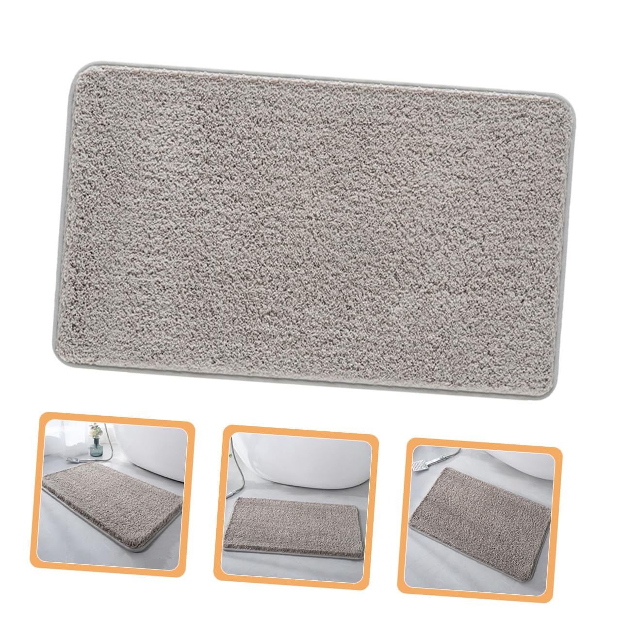 Artibetter Tappetino da Bagno in Microfibra Tappeto Assorbente Antiscivolo Tappetino per Casa Tappeto da Bagno Riutilizzabile
