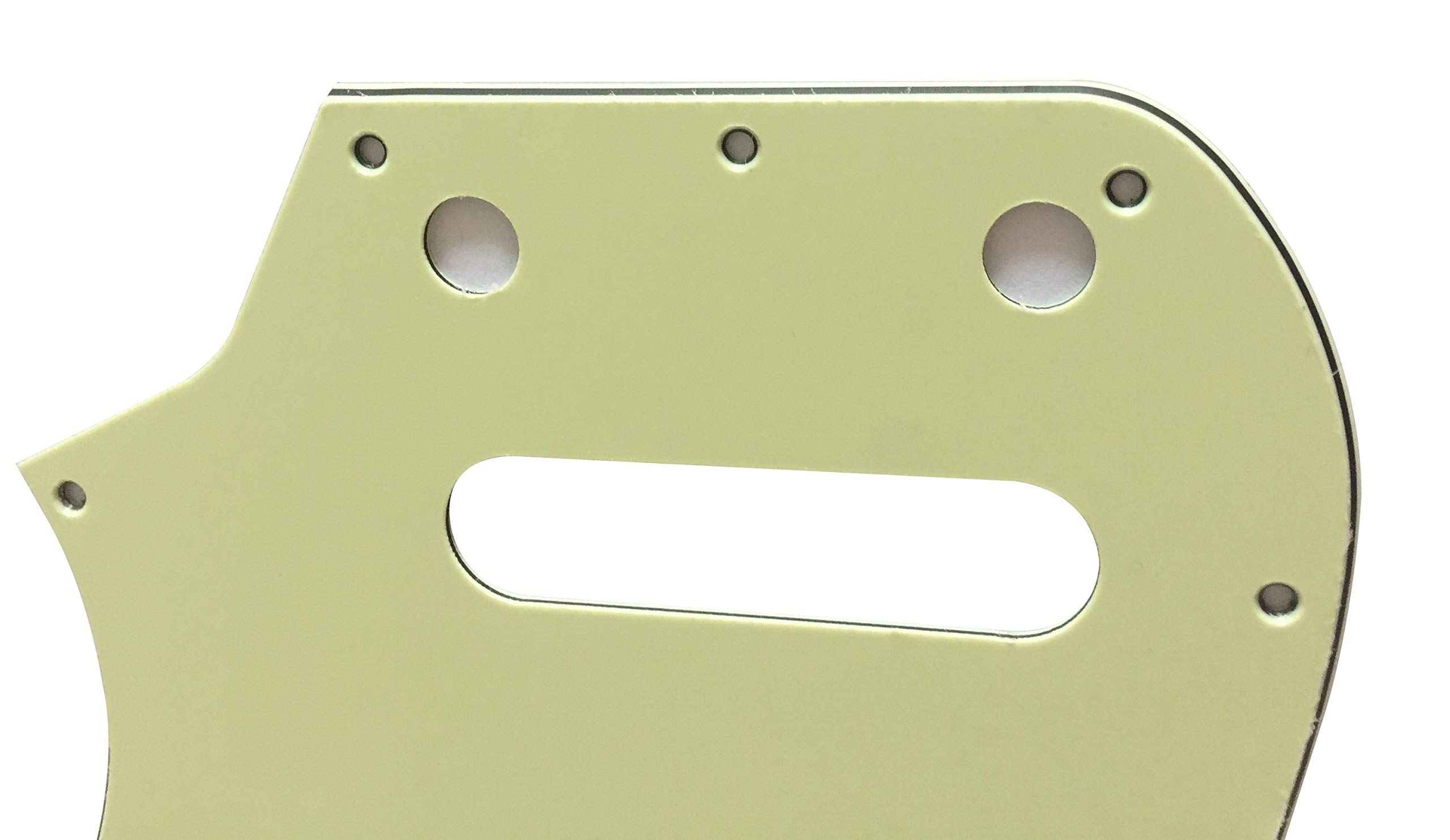 Electric Guitar Pickguard for Fender Squier Vintage Modified VI Bass Style (3 Ply Vintage Green)