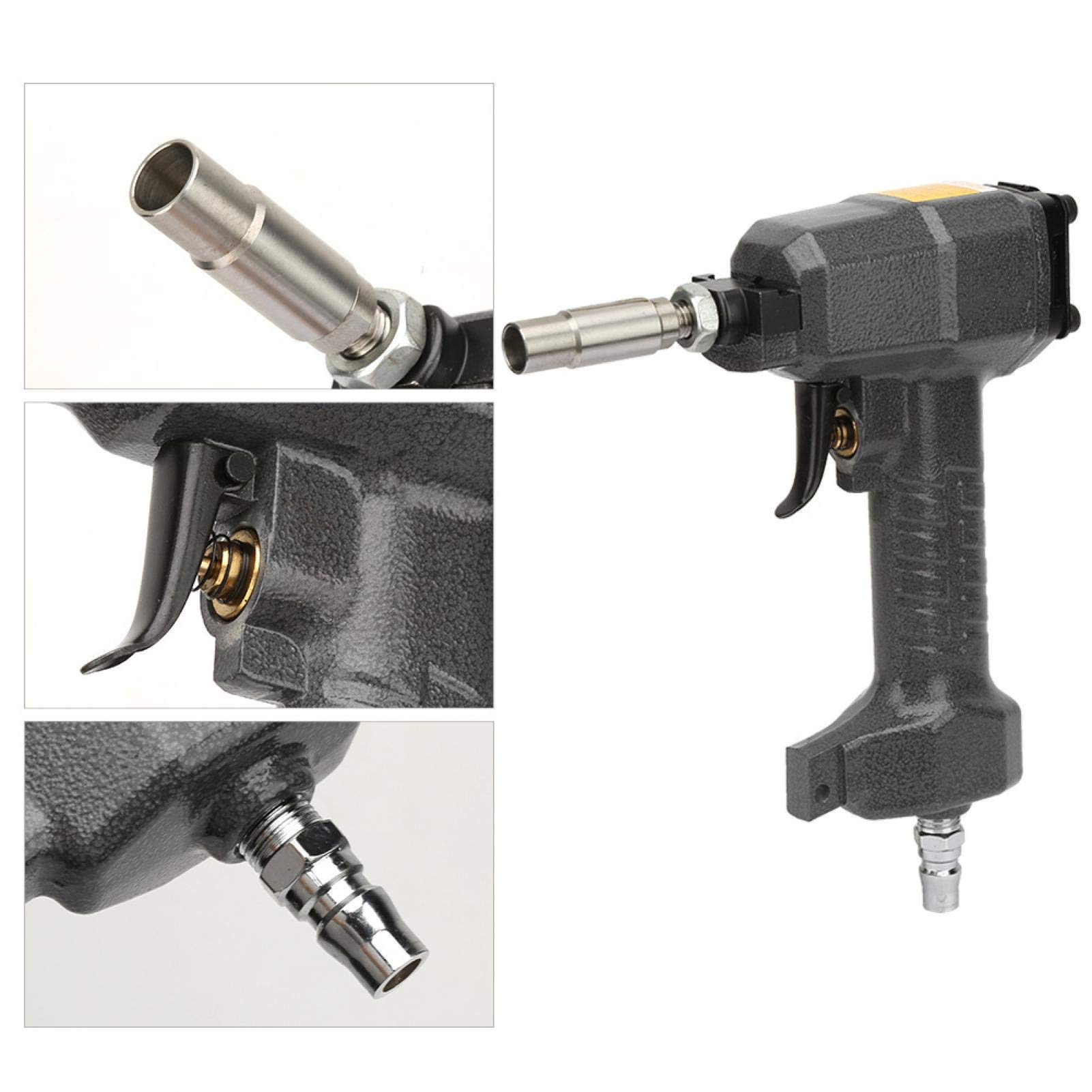 Pistola a spillo pneumatica, Pistola a spillo con finitura pneumatica Chiodatrice per Mobili,per la lavorazione del legno Pistola ad aria compressa 1170, Risparmio energetico, Basso consumo d'aria