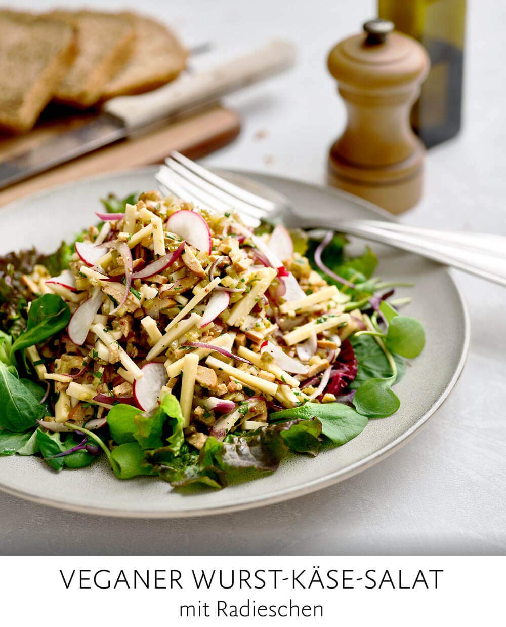 Salate: kreativ und köstlich vegan
