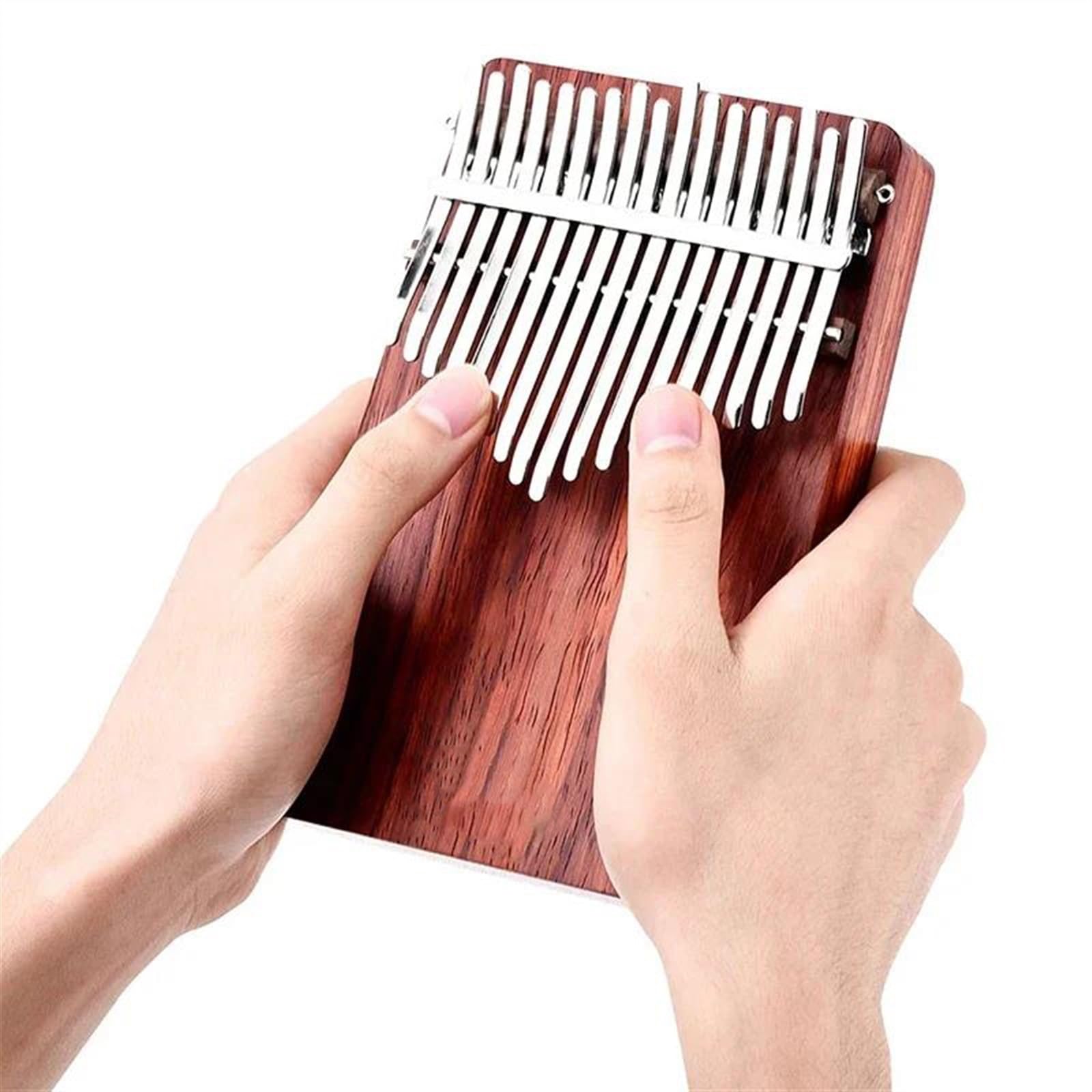 17/21 Klawiszy Przenośne Pianino Kciukowe Profesjonalne Kalimby Klawiatura Muzyczna Dla Początkujących Instrument Muzyczny Z Akcesoriami(17 G Electrical Box)
