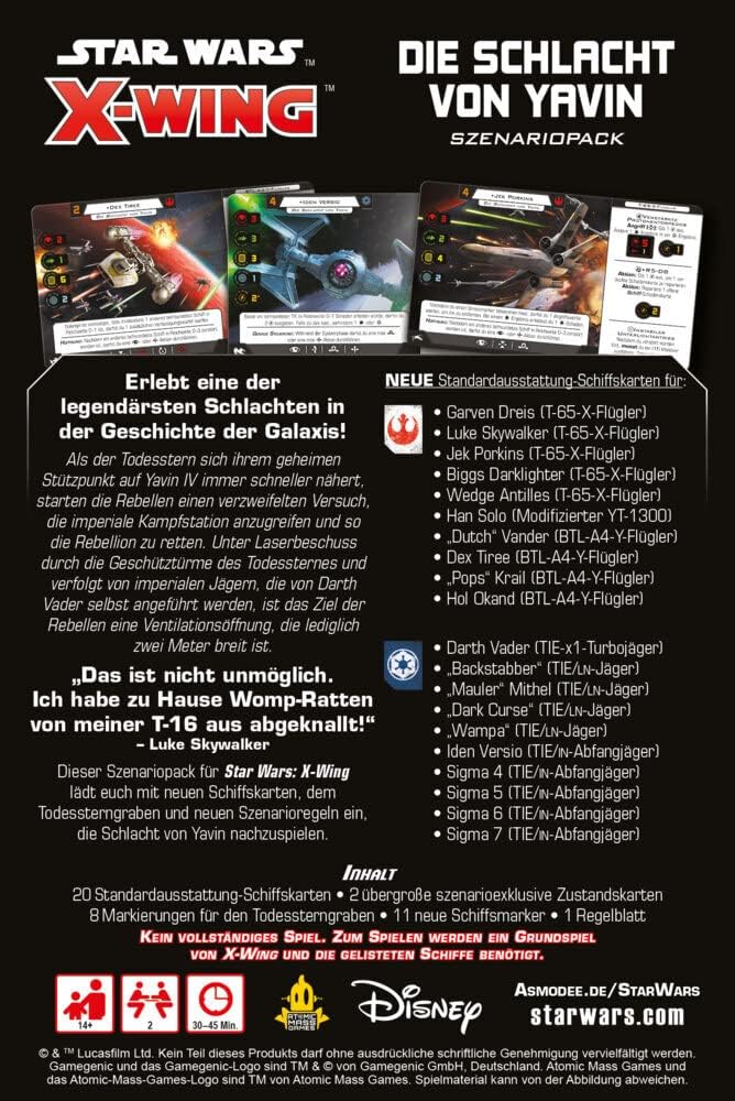X-Wing 2.0 : Empire Galactique - Escadron (Base) - France X-Wing 2.0 : Empire Galactique - Escadron (Base) - France