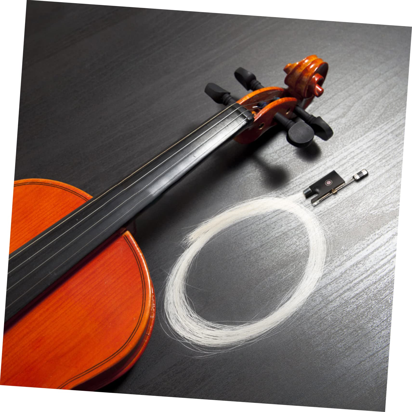 TOYANDONA Coda Cavallo Per Violino Naturali Di Cavallo Accessorio Per Strumenti Musicali Materiale Duttile e Resistente Per Studenti e Iniziali