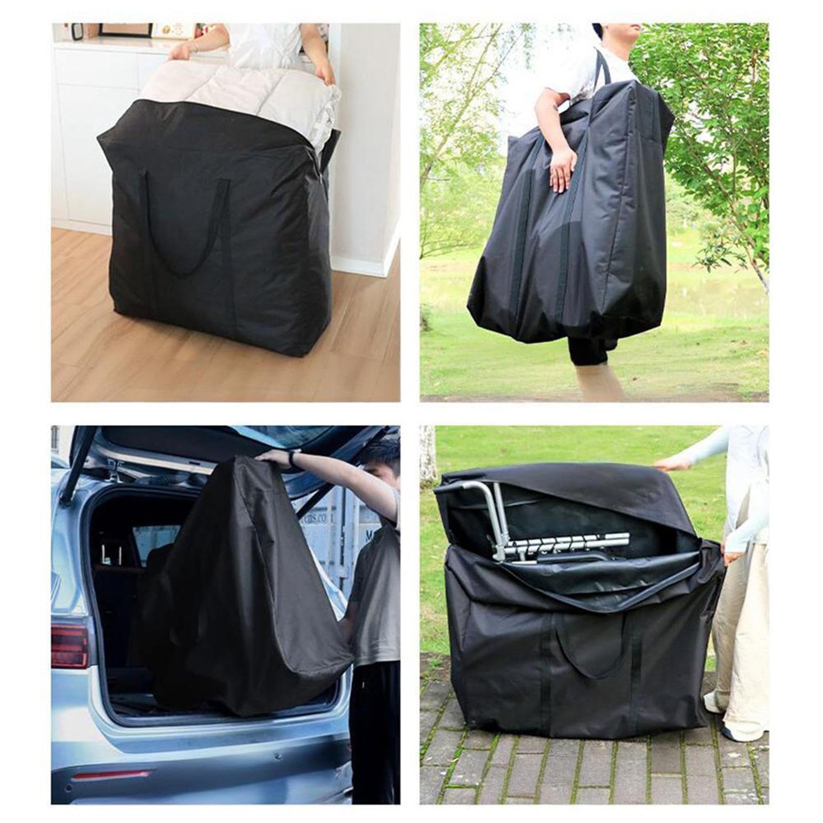 Generic Bolsa Organizadora para Sillas de Ruedas Plegables, Estuche de Almacenamiento, Bolsa de Viaje para Andadores Y Viajes de Camping, Longitud 100 Cm