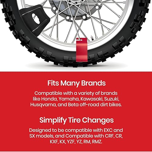 Miniatura 5 de Gancho para instalación de cuentas de neumáticos de motocicleta con 2 herramientas desmontables, instalación de neumáticos de motocross