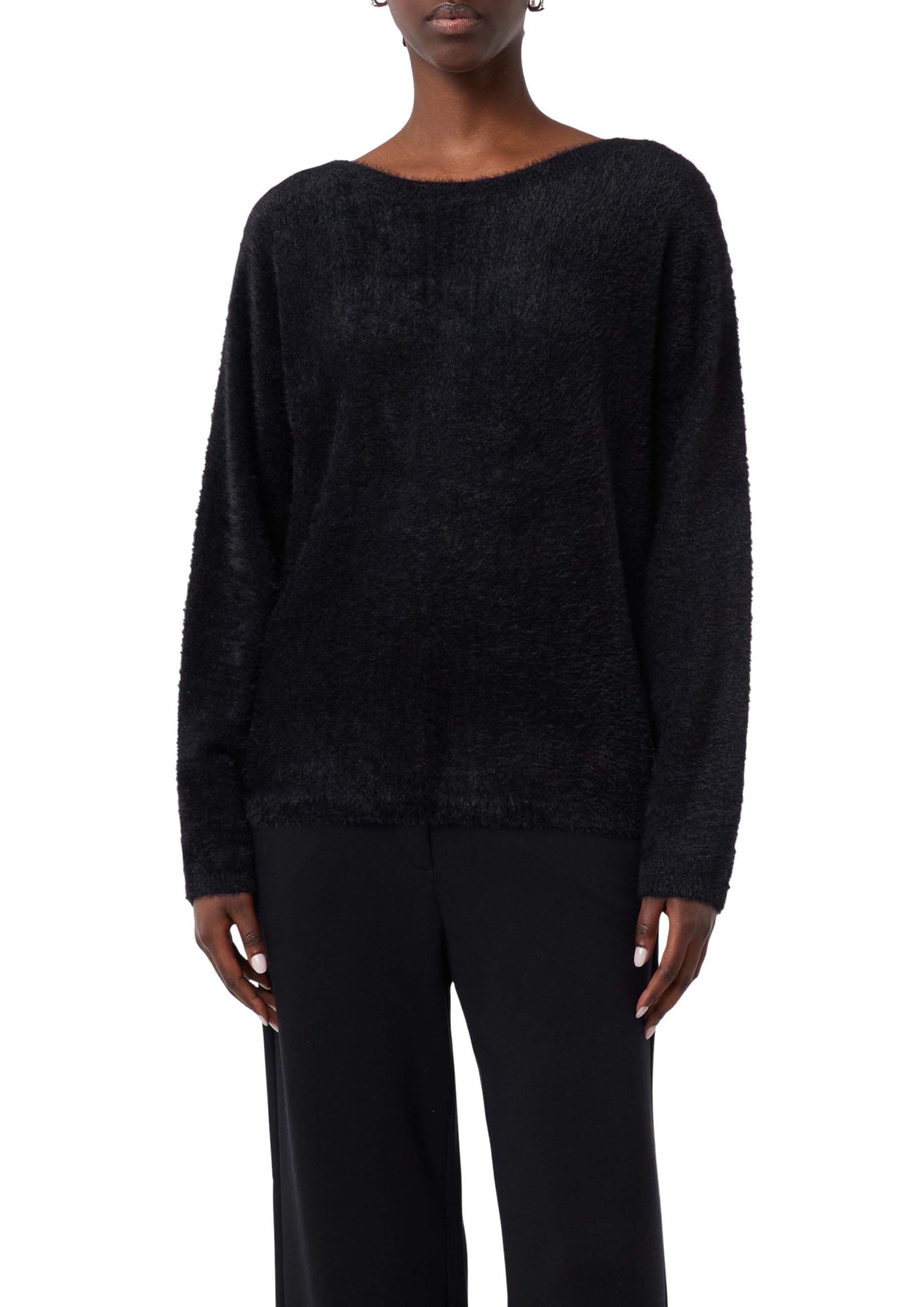 Comma Weicher Pullover mit Fledermausärmeln