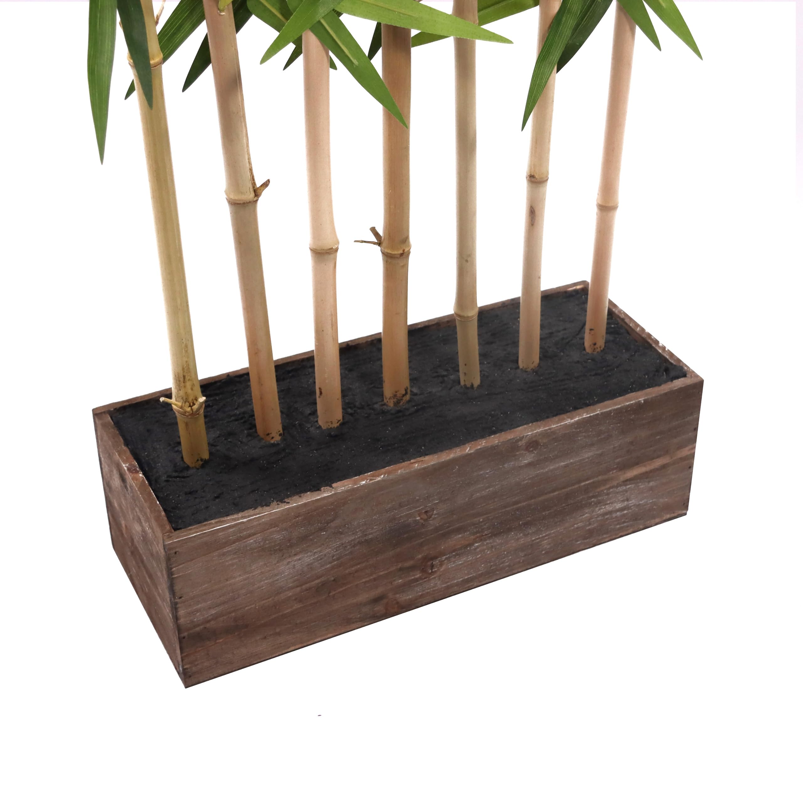hjh OFFICE Planta Artificial Bamboo I Planta Artificial Decorativa 150cm, fácil de cuidar arbusto de bambú, Pantalla de privacidad árbol Artificial Verde, 871052