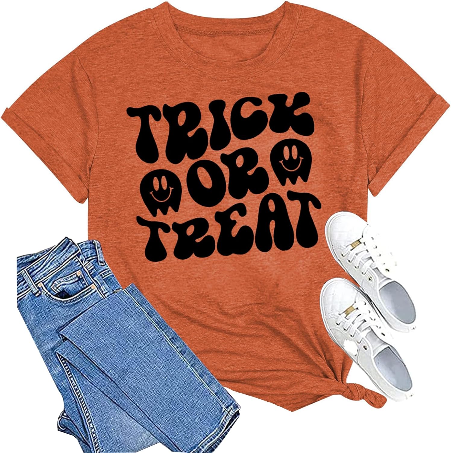 Halloween Skeleton Shirts Funny Halloween Pumpkin Graphic Tees Dance Skeleton Fall Tee Tops