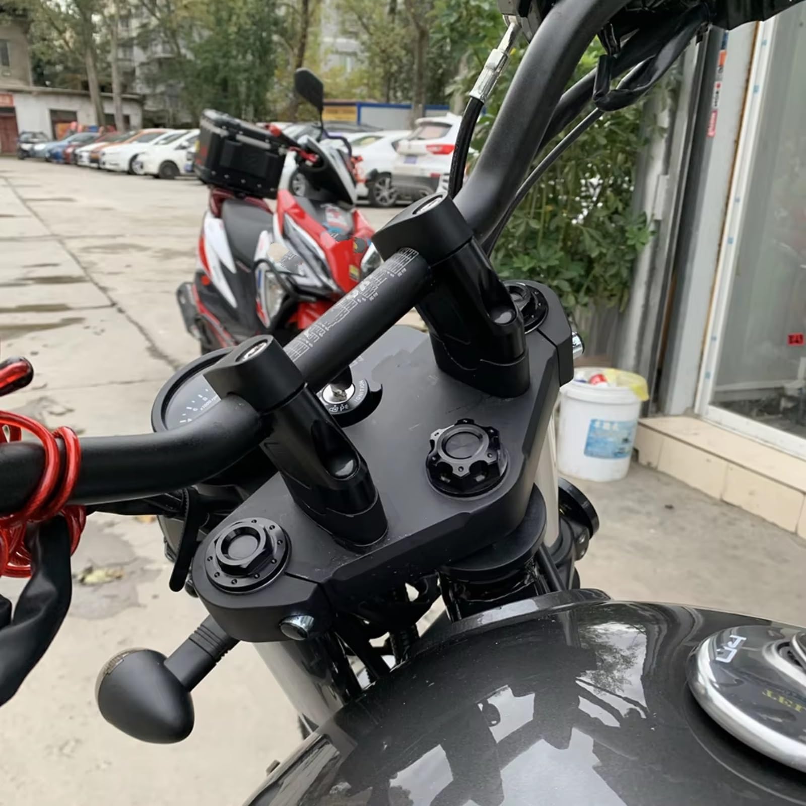 Supporto rialzo manubrio Compatibile Con Ducati Per Hypermotard