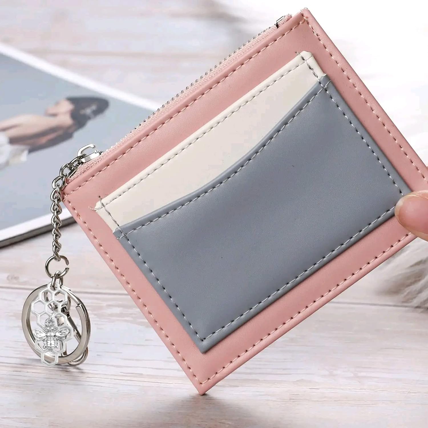 8pcs 4 Styles Honey Comb Bee Charms Alloy Honeybee Honeycomb Pendants Hollow Flying Animal Dangle Charms Ornaments for DIY Bracelet Necklace Keychains Craft Supplies - Image 7