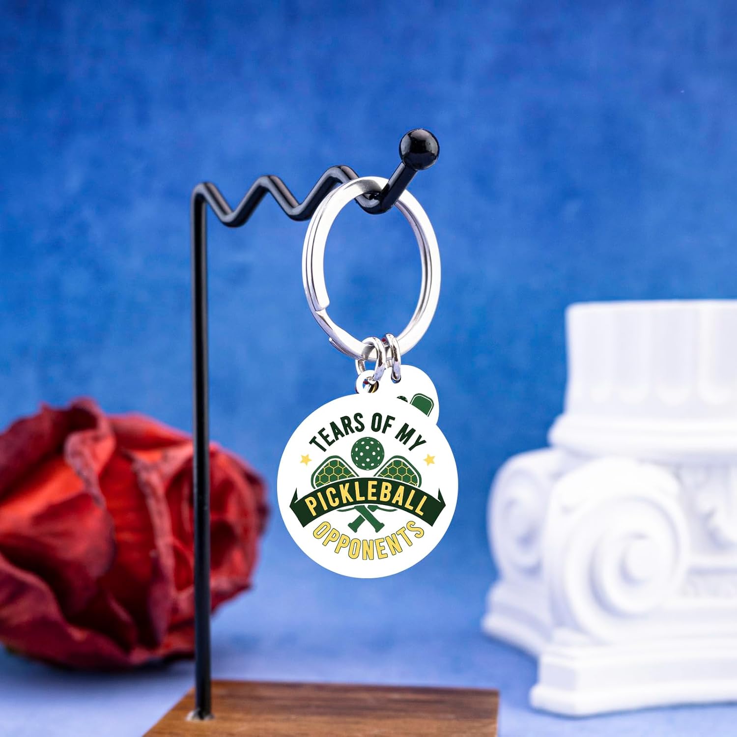 Pickleball Gifts For Women Men Pickle Ball Stuff Accessories Keychain image 3