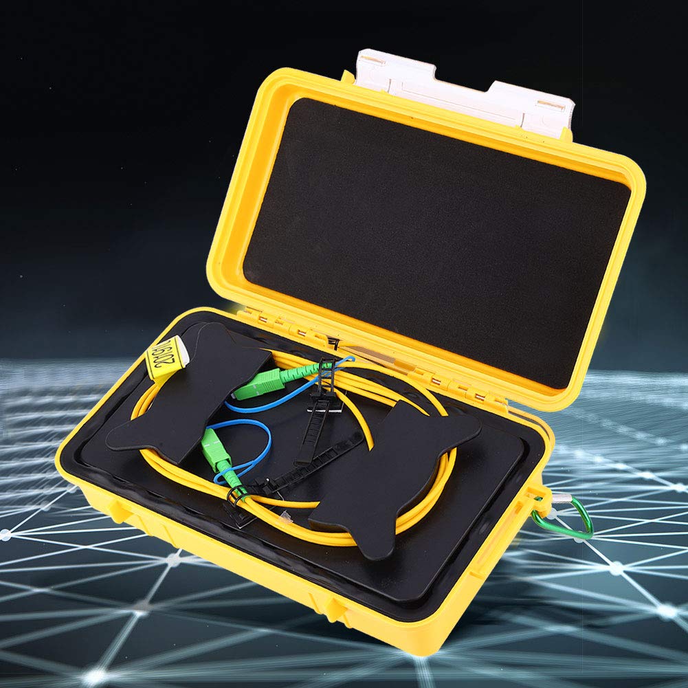 OTDR Launch Cable Box SM SC/APC-SC/APC 2km Dead Zone Eliminator Optical Fiber Ring with 2000M OTDR Extension Cord