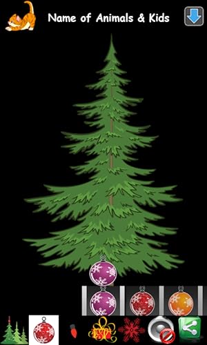 Decoração da árvore de Natal para Crianças - divertido e educativo jogo de aprendizagem pré-escolar