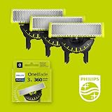 Philips OneBlade Original 360 Blade Heads, Compatible with all OneBlade and Pro Electric Shaver & Trimmers, Original from Philips, 3x One Blade, 12-Month Supply (QP430/60) - 2