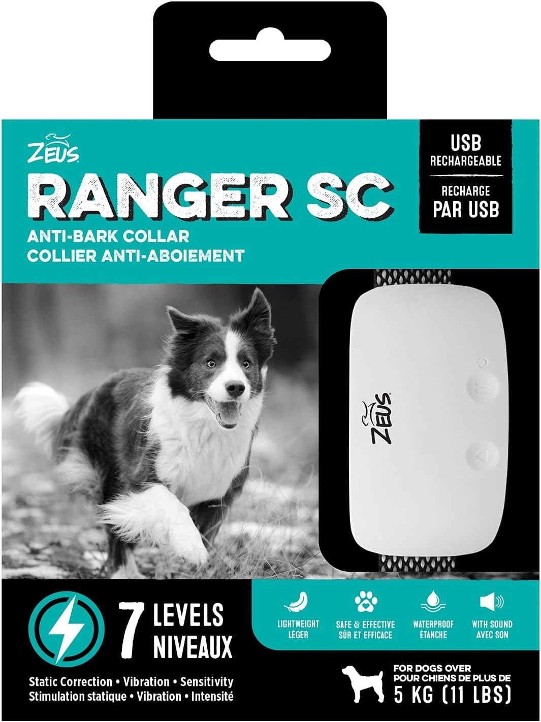 ZEUS Ranger SC Anti Dog Bark Collar, Dog Training Collar (96104)