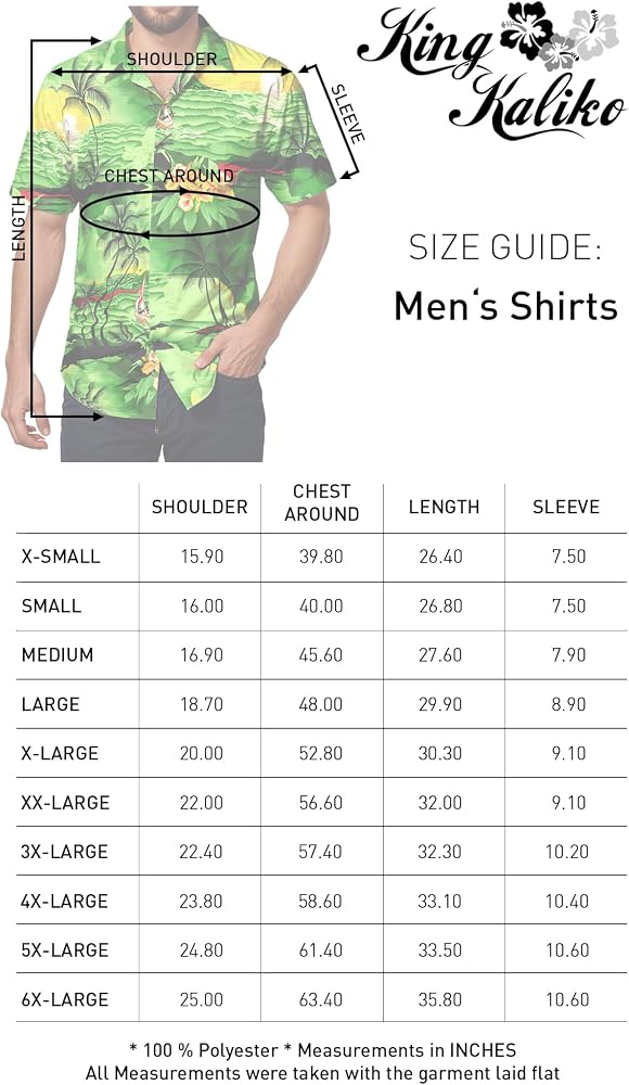 Camisa Hawaiana King Kabana Para Hombre – Manga Corta, Estampado Floral, Unisexo