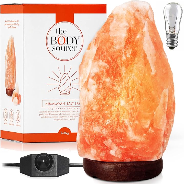 The body source lampada di sale himalaya con varialuce completamente naturale