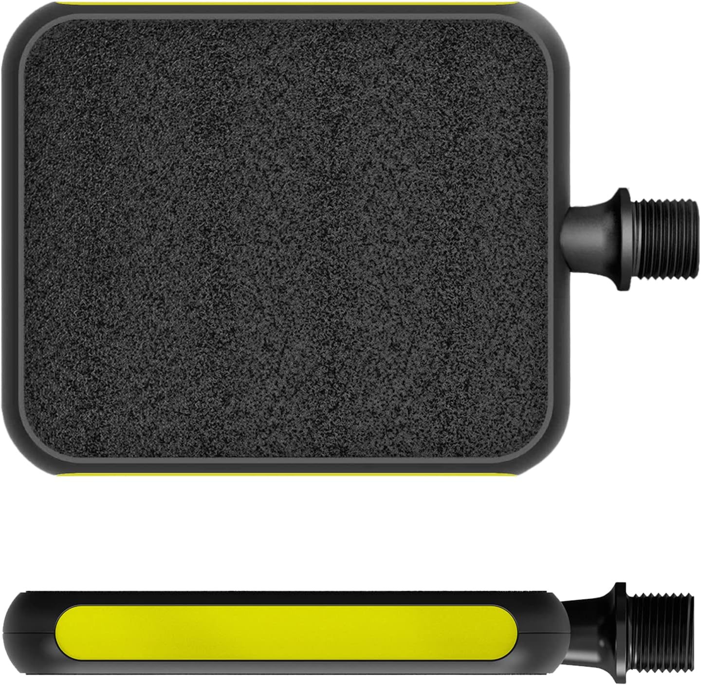 MOTO Urban Flat Pedals “Reflex“ White - The Ultimate Platform Bicycle Pedals for City & Trekking, Gravel Bike, BMX MTB Pedals, 9/16 inch thread