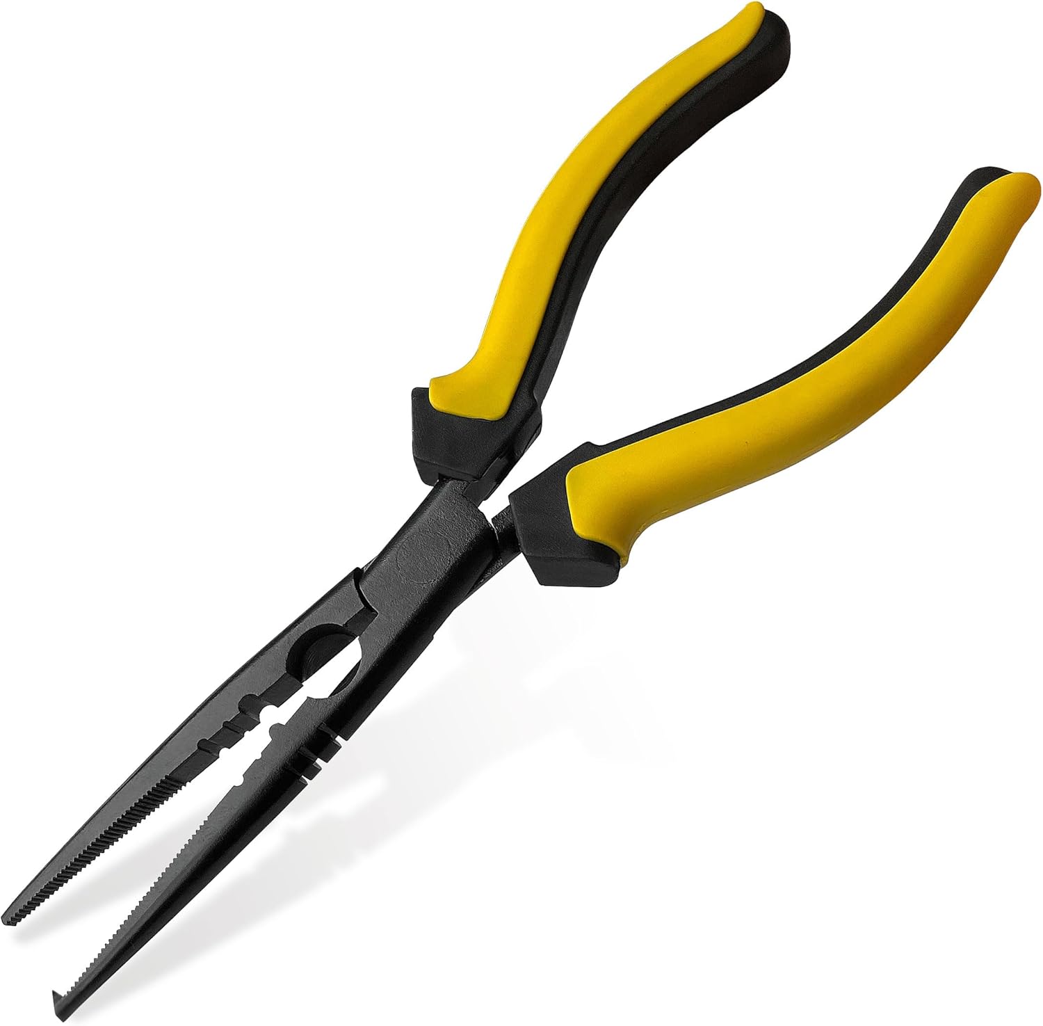 Hanpex-9 inch Fishing Pliers with Anti-Rust Teflon Coated, Freshwater/Saltwater Fishing Tools, Comfort Grip Handles Fishing Gear Idea for Fishing Trip
