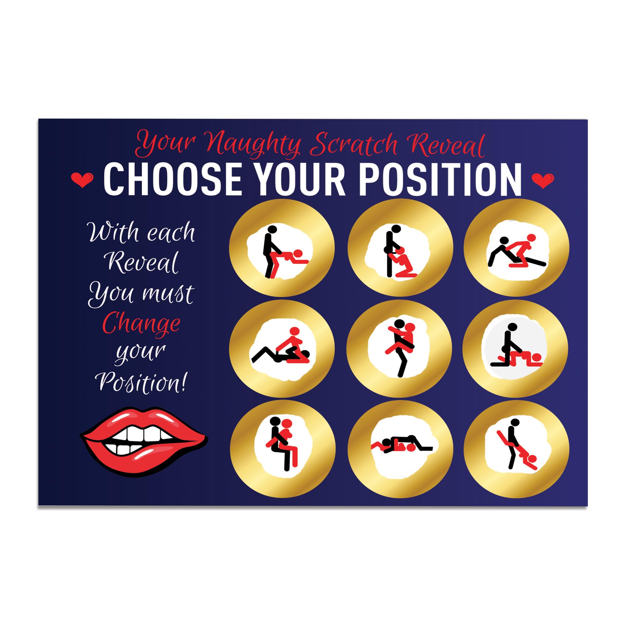 RED OCEAN Funny Scratch Off Card | Joke Rude Naughty For Couples | Boyfriend Girlfriend Husband | Novelty For Him | Anniversary