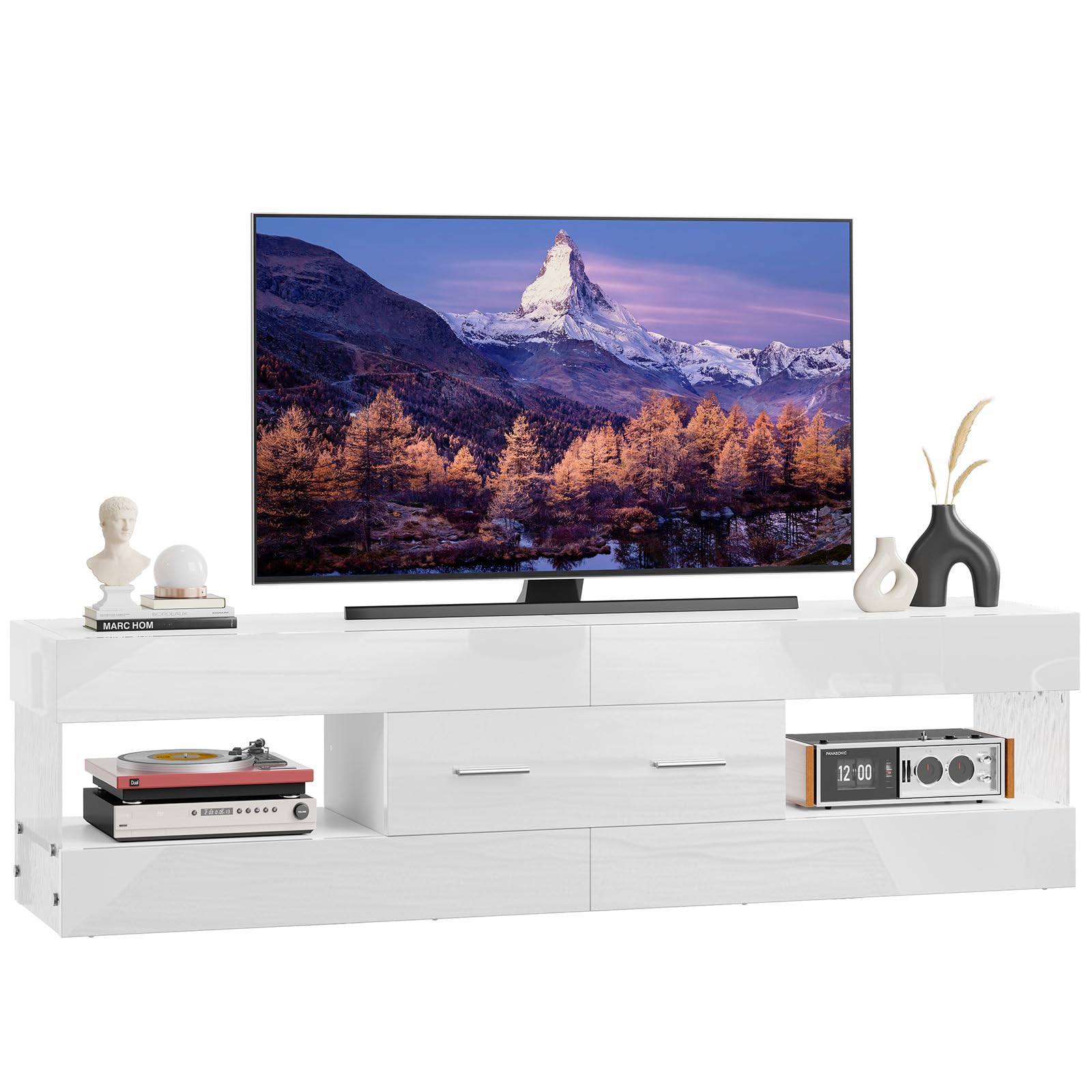 Amazon｜Bestier テレビ台 ‎幅152.4×奥行き35×高さ40cmテレビボード 32