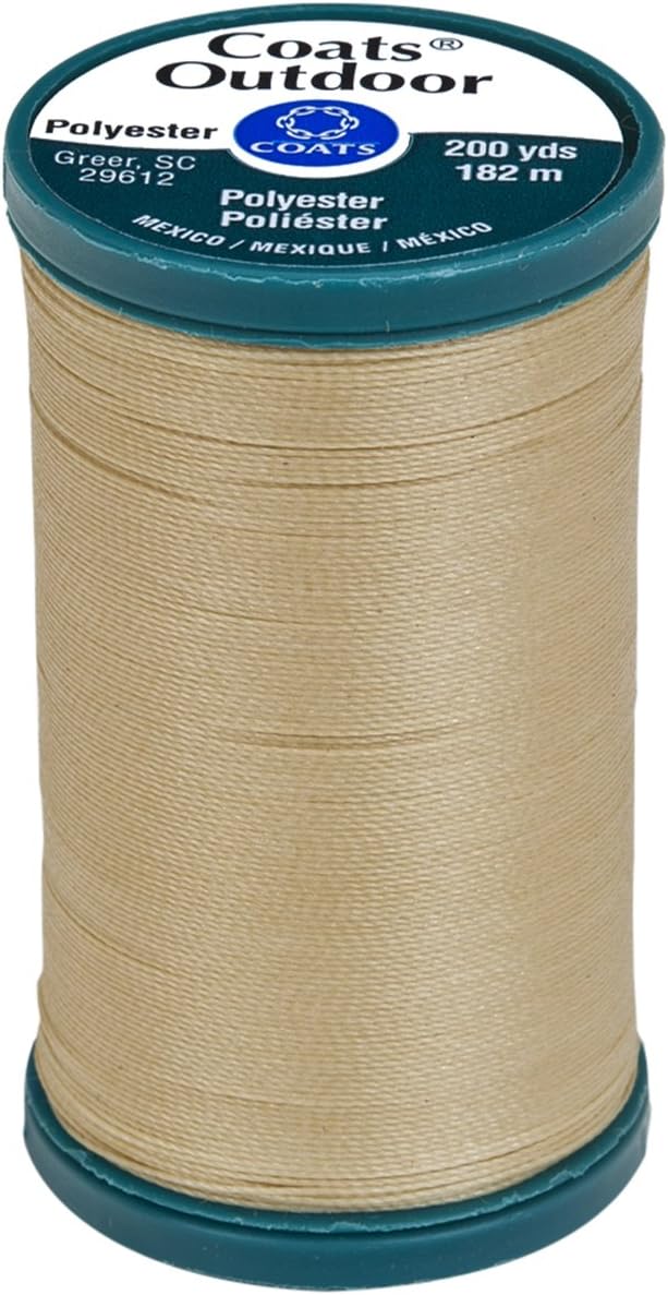 Coats 108562 Outdoor Living Thread 200yd, Buff