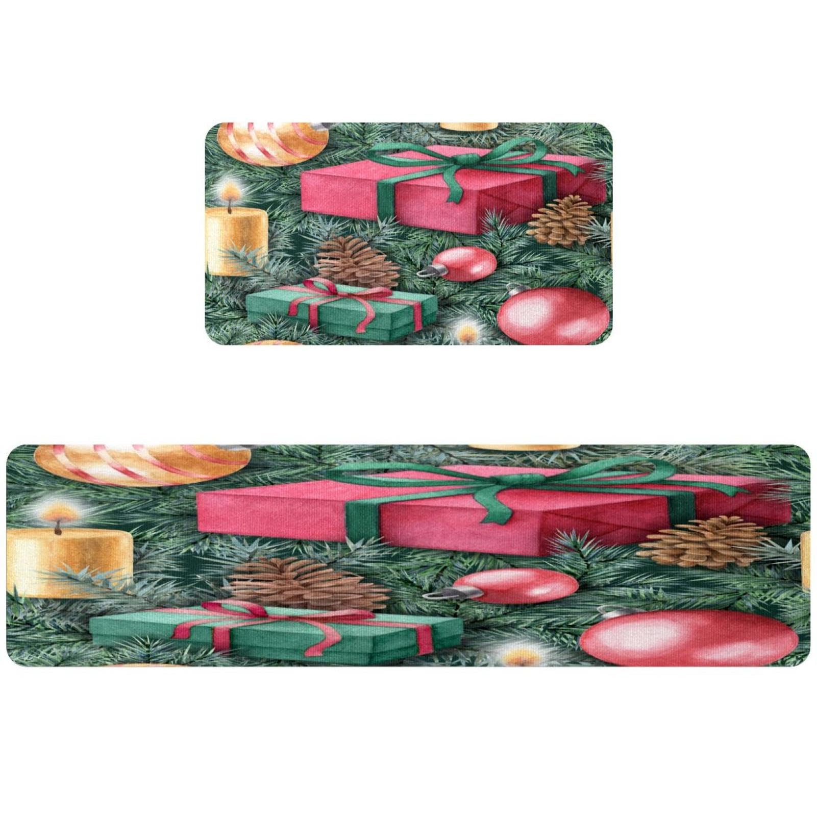 Tapis de cuisine antidérapant évite les glissades lot de 2 lavables absorbants