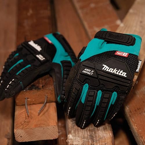 Miniatura 2 de Makita Guantes de demolición unisex con clasificación de impacto T 04276 Advanced ANSI 2