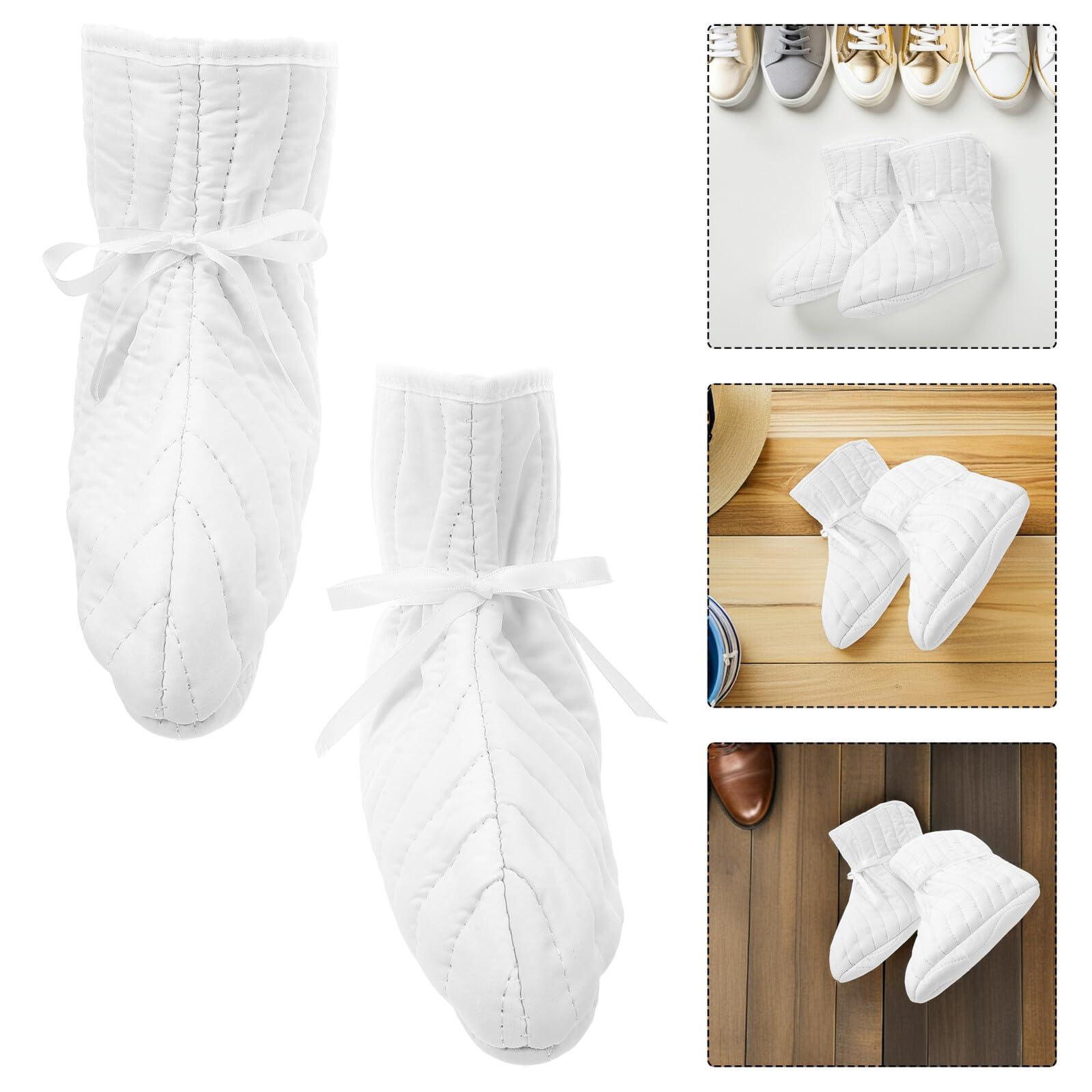 Hohopeti Baumwolle Herren-stiefelsocken Dicke Wintersocken Atmungsaktive Isolationssocken Strapazierfähige Arbeitssocken Verdickte Weiße Socken Bequeme Warme Socken Fischersocken