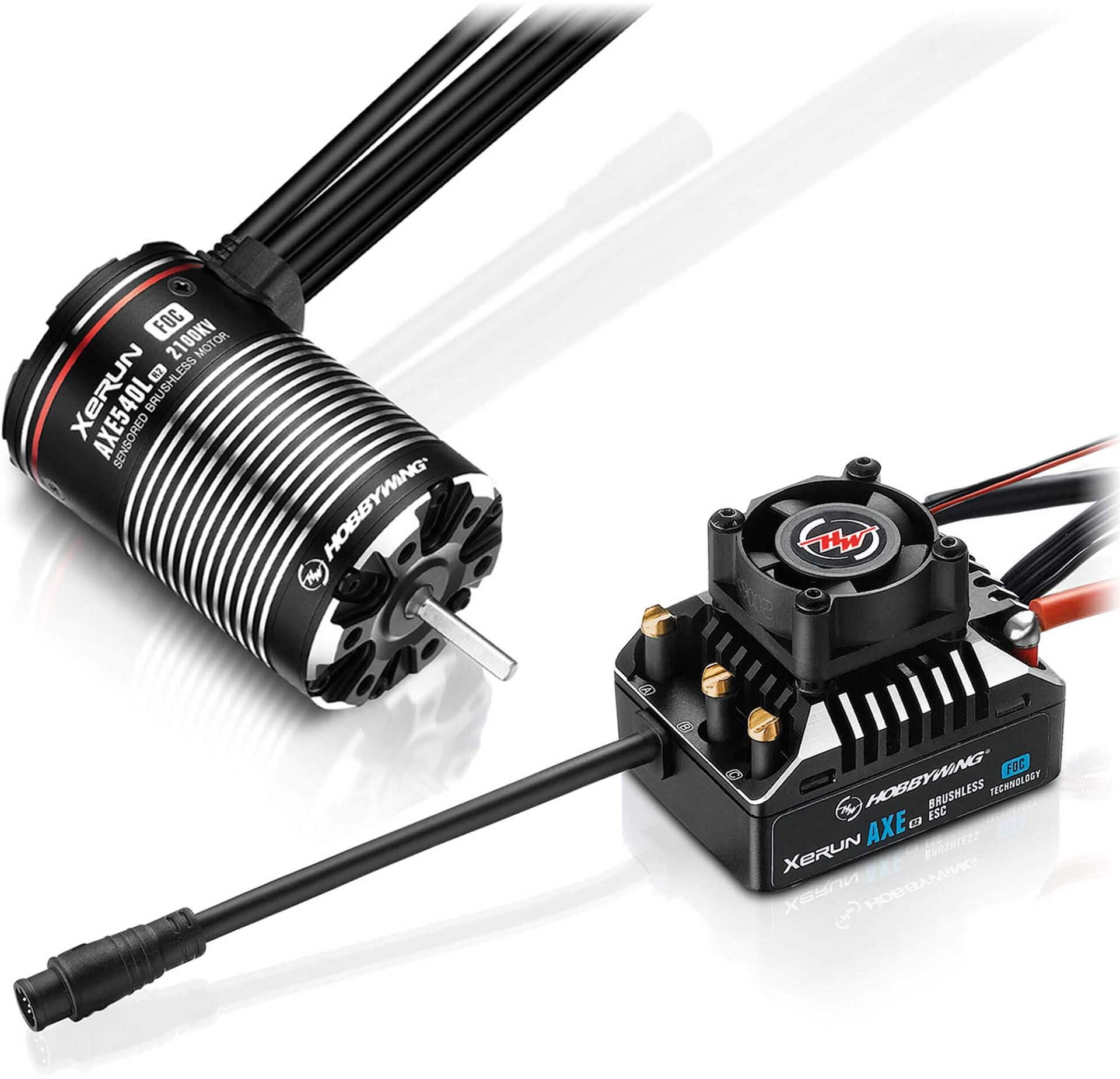 HobbywingXerun Axe540L R2-2100kV Brushed Flight Controller