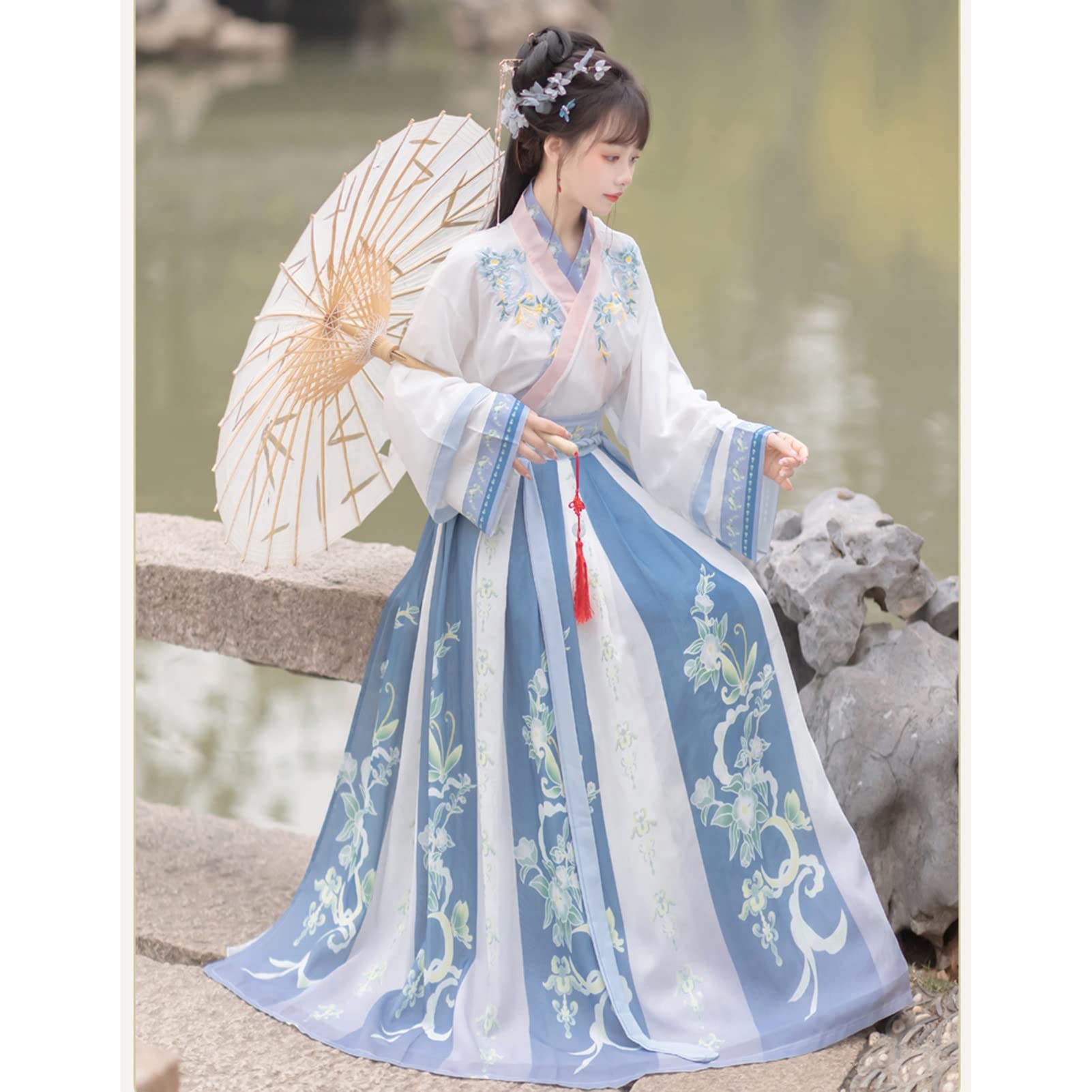 Amazon.co.jp: 漢服 韓服のドレス 中国の伝統的な韓服 エレガントな 
