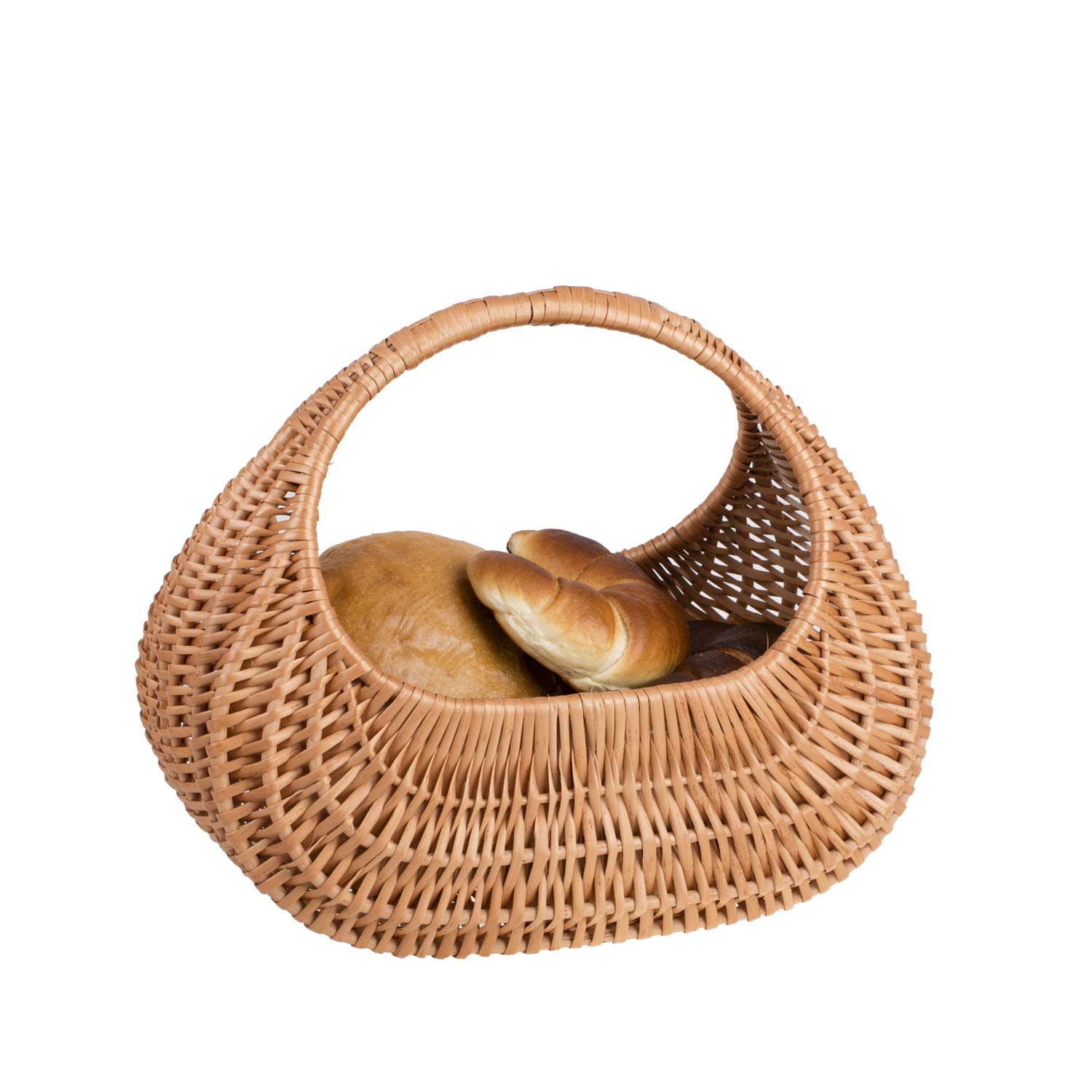 e-wicker24 Panier, gondole, sac en osier naturel (30 x 18 x 28)