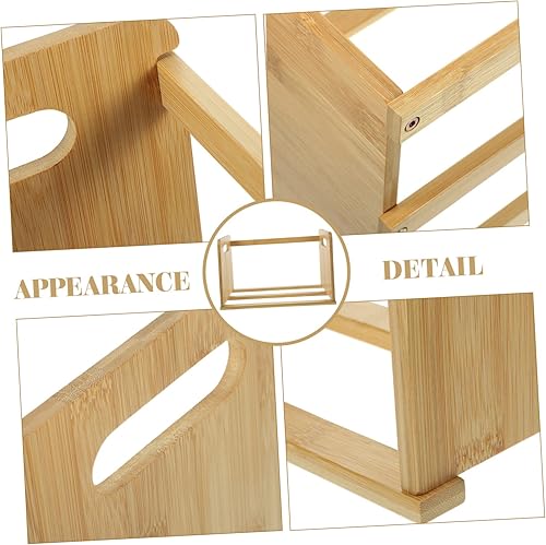 Miniatura 7 de Estante de almacenamiento de registros, estante para libros, estantería multifunción, estantería de escritorio, organizador de escritorio, estante