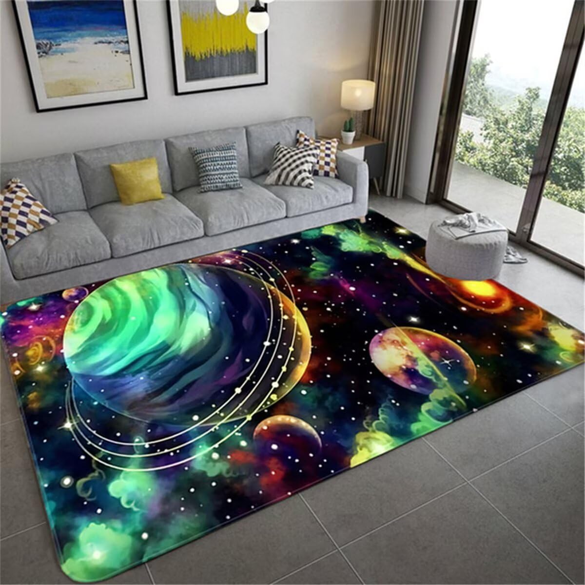 Tapis Couloir Long Tapis Industriel Style Moderne 180X280CM
