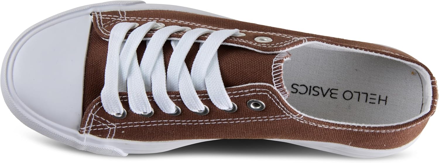 Canvas Shoes for Women Casual Low Top Sneakers Fashion Womens Tennis Shoes for Everyday Wear - Image 7