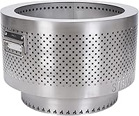 Vista 7 de STBoo Hoguera de mesa – Chimenea de pellets de bajo humo con bandeja de cenizas Mini chimenea personal portátil para interiores y exteriores