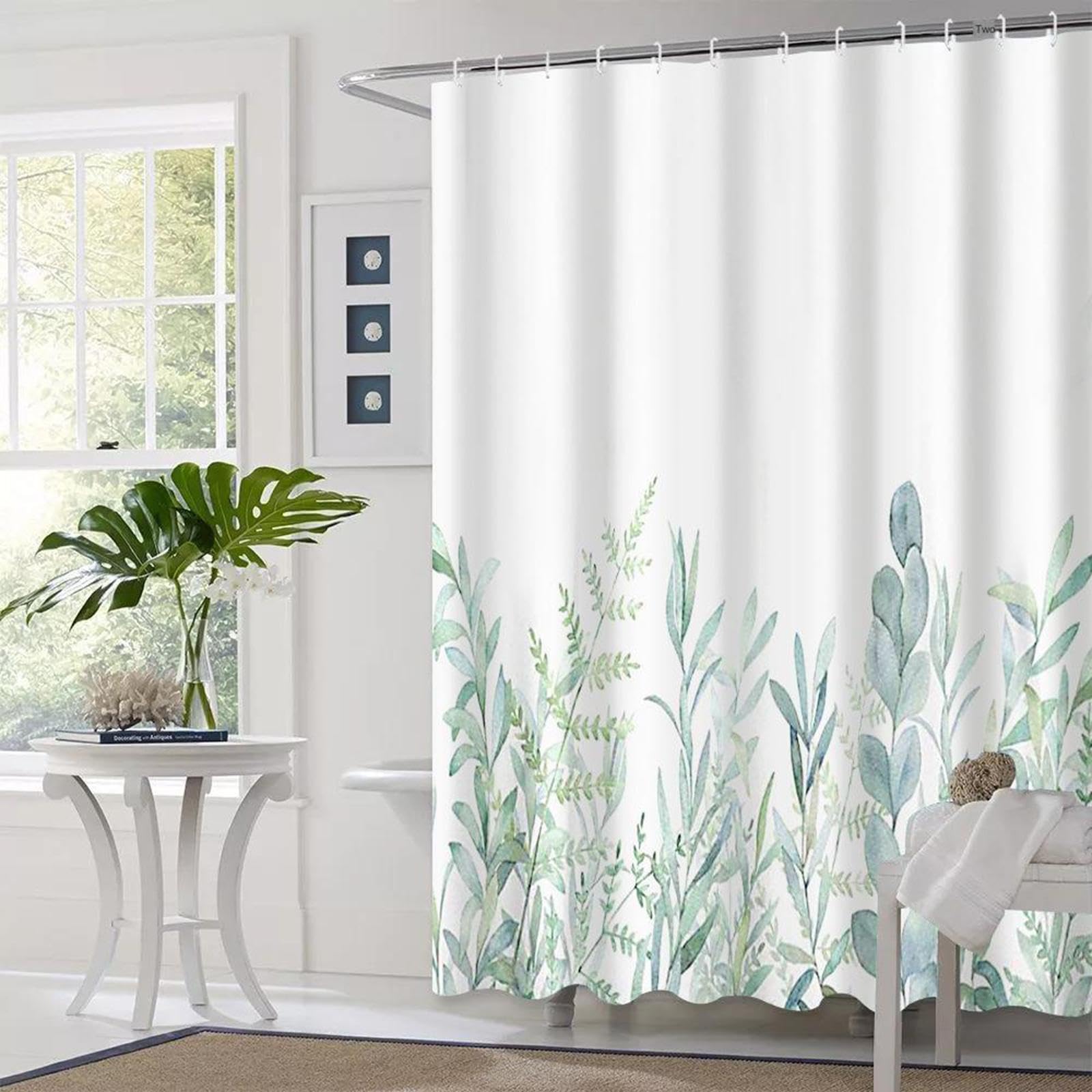 wasserdichte Duschvorhänge für Badezimmer, Badewannenvorhänge, Polyester, Badewannenabtrennung, Heim-, Hotel-, Gästehaus-Dekoration mit Haken 240x160cm/94x63in(WxH)