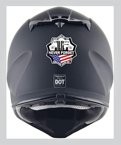 Miniatura 6 de Asiatic Artisan - Vinilo conmemorativo 911 V2 Never Forget 9 11, calcomanía de vinilo conmemorativo para coches, camiones, camionetas, paredes,