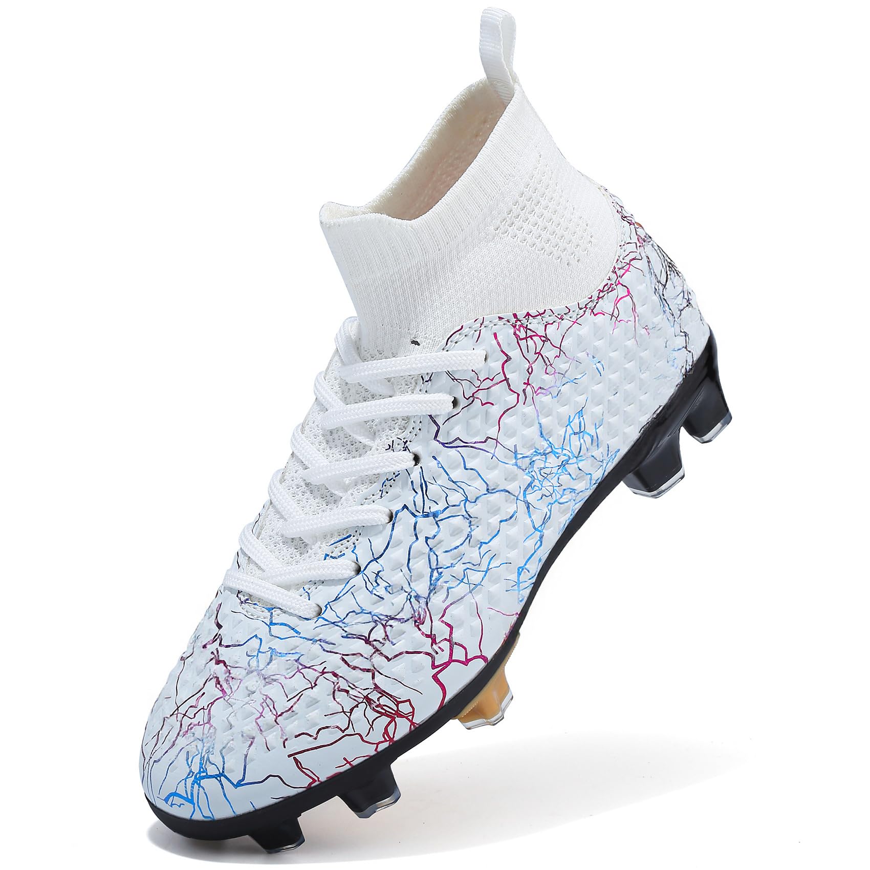 PiDaGlobal Scarpe da Calcio Bambini e Ragazzi Tacchetti da Professionali attività all'aperto Scarpe per Competizioni e Allenamento Scarpe da Calcetto per Adolescenti