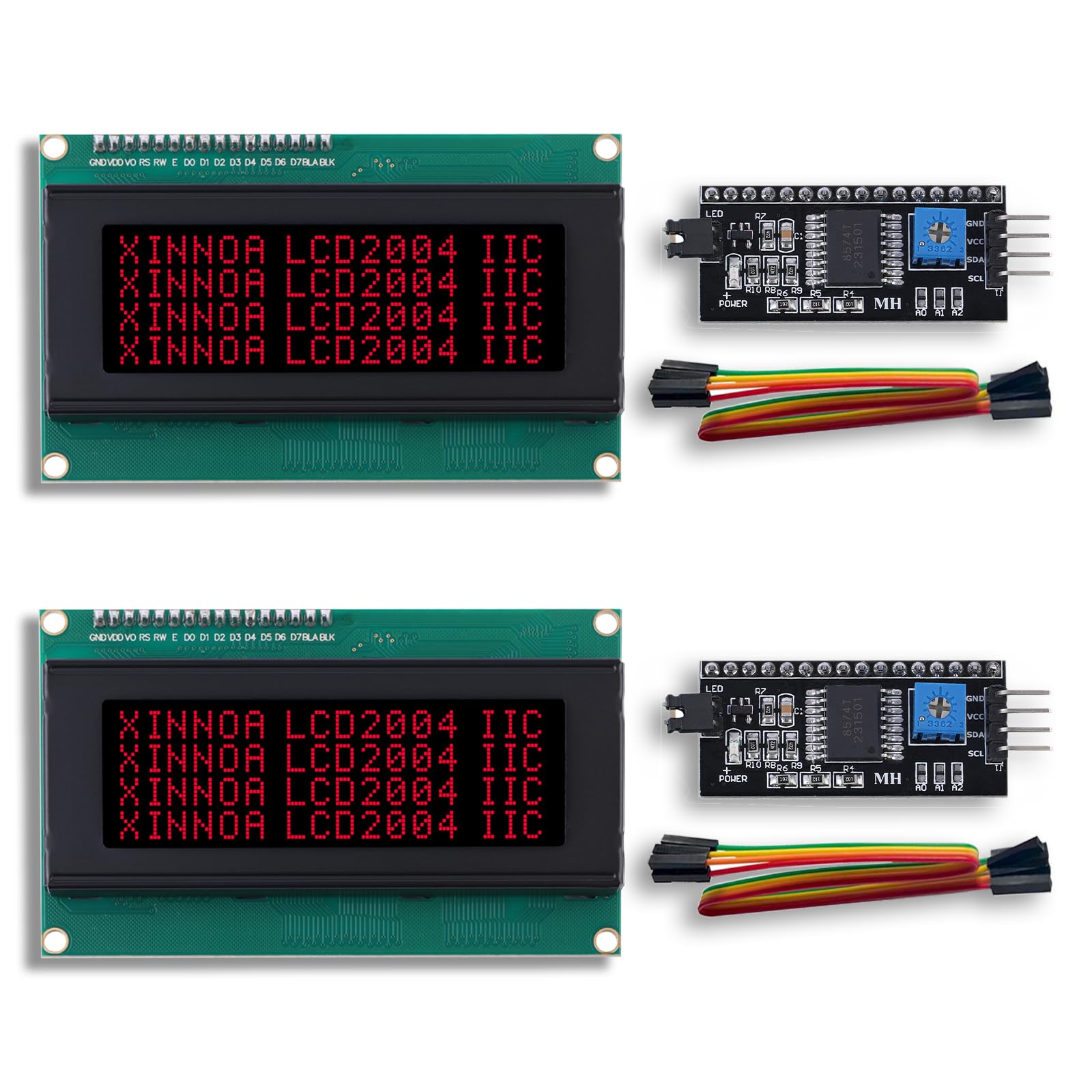 Amazon.com: 2 Pack 2004 LCD Display Module with IIC I2C Serial