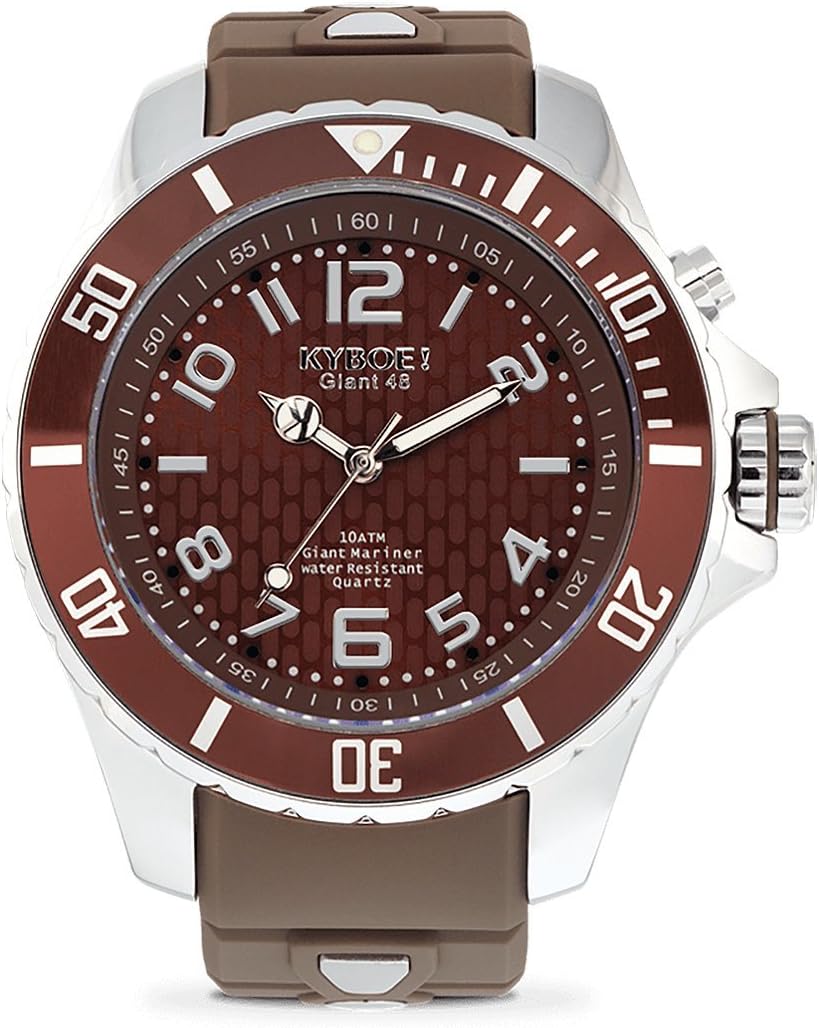 KYBOE! Unisex KY.48-017.15 Power Analog Display Quartz Brown Watch