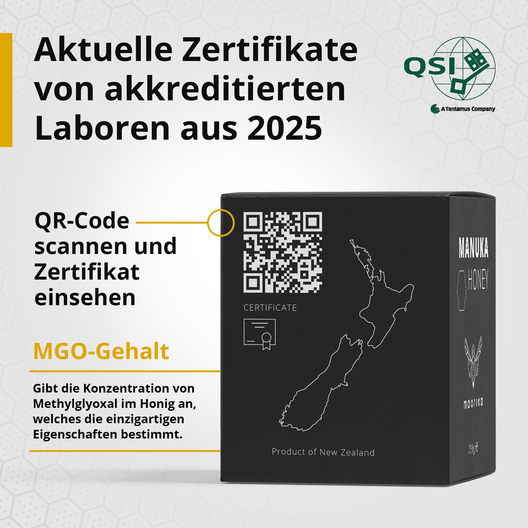 Manuka Honig 550 MGO 500g im Glas laborgeprüft zertifiziert aus Neuseeland