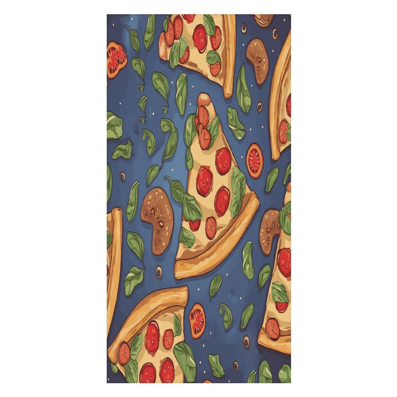 FekiLoot Pizza Beach Towel Oversized Bath Towel Ultra Soft Pool Towel Cozy Swim Towel Silky Lounge Towel Quick Dry Travel Towel Gentle Absorbent Towel for Adults Women Men