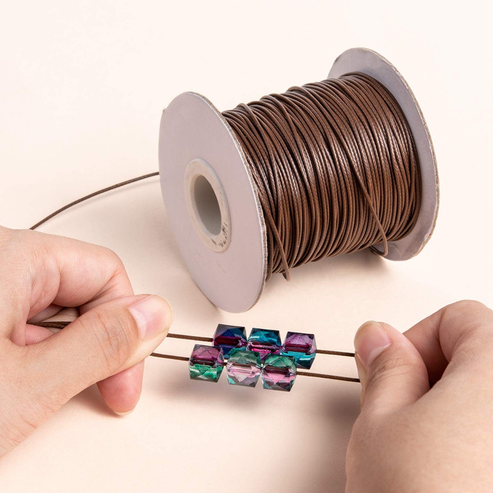 Cordon En Polyester Ciré Coréen écologique En Gros Pour Création De