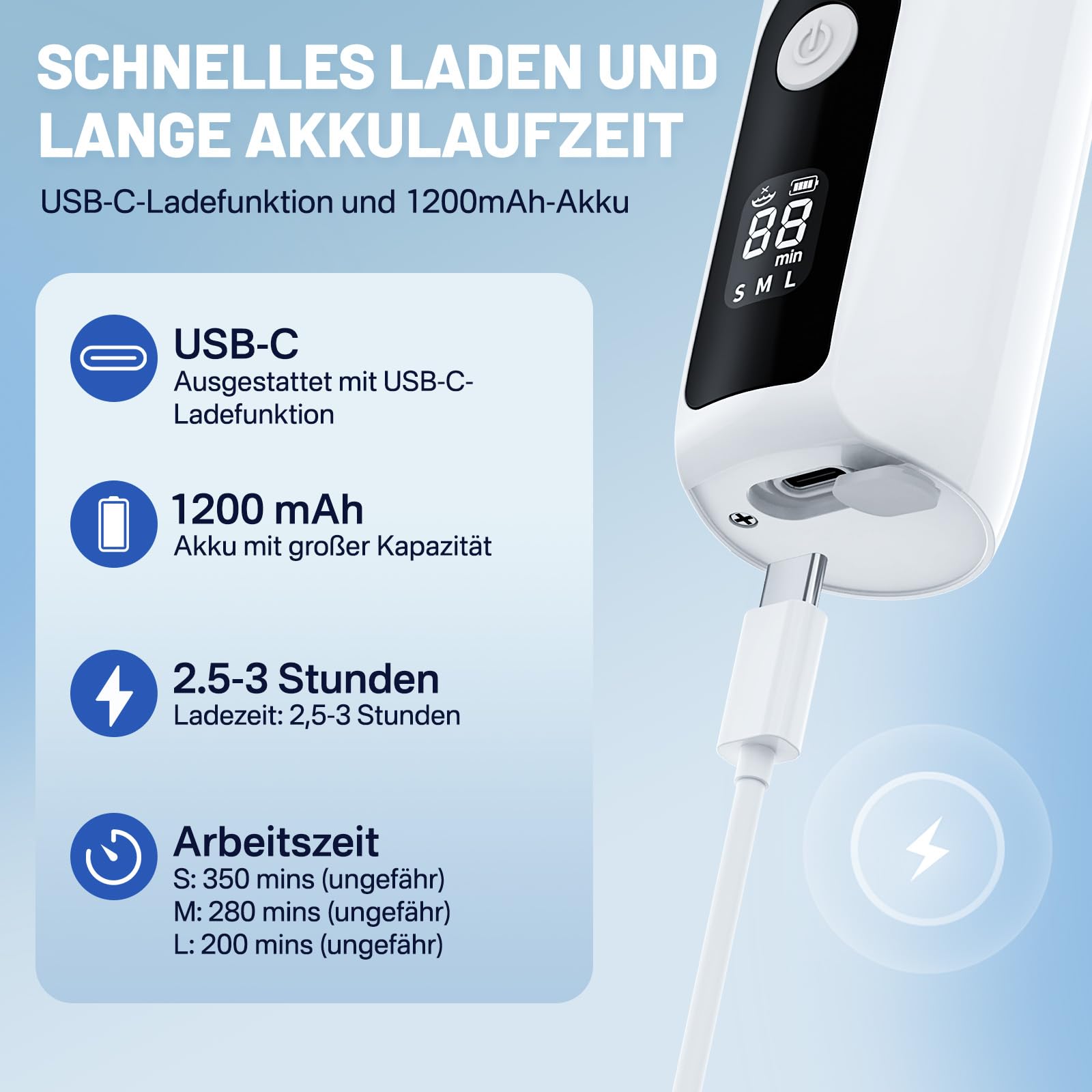 Portable Nébuliseur Aérosol Portable Pour Adulte Enfant bébé, Nebulisateur Affichage Numérique Silencieux, Portable Inhalateur Electrique Aérosol Pour La Maison et Le voyage
